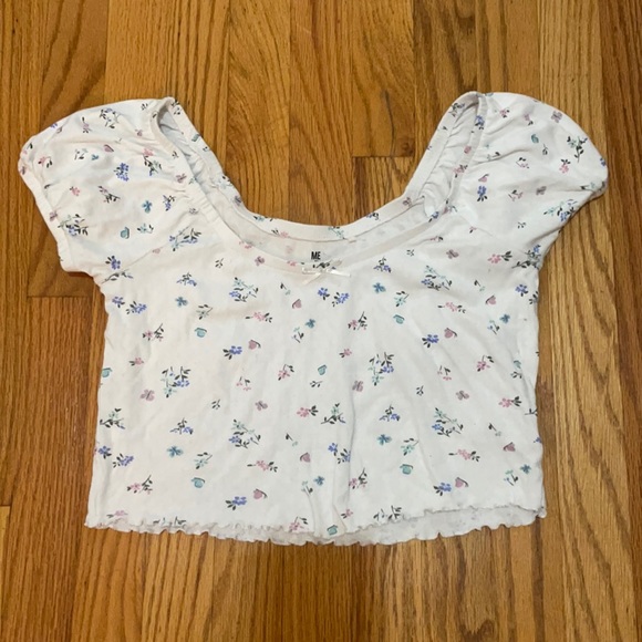 Me to We Tops - Floral crop top